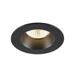 SLV New Tria 68 Spot Aluminium Noir Rond 8.3W 500lm 38D - 930 Blanc Chaud | Diamètre 68mm -  Meilleur Rendu Des Couleurs - Dimmable 